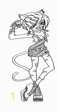 Prictures Monster High Toralei Stripe Coloring Page Free Coloring Pages Coloring Sheets Coloring Pages