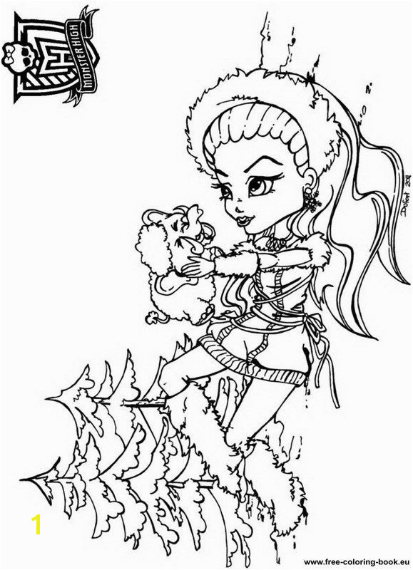 Coloring pages Monster High Page 1 Printable Coloring Pages line