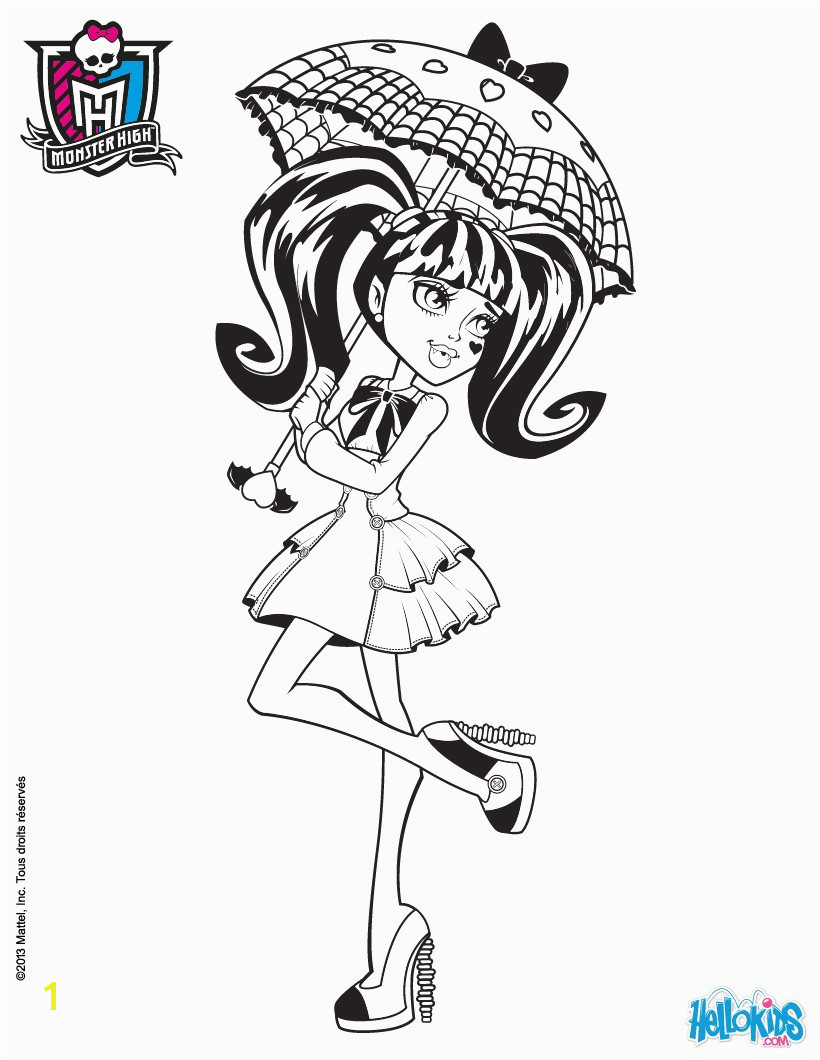 Coloring Pages Of Monster High Monster High Coloring Pages 72 Online toy Dolls Printables for Girls