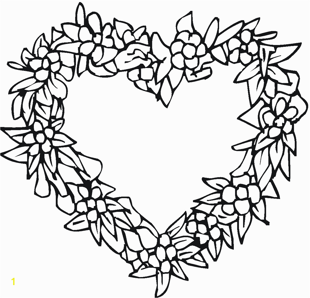 coloring pages hearts