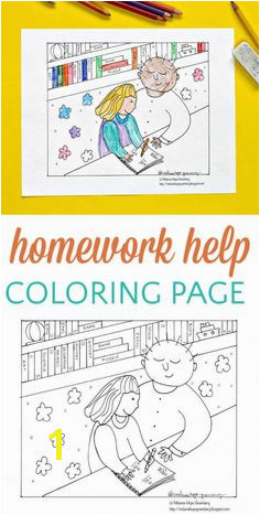 Cute Classroom Coloring Page Homework Help from the Teacher