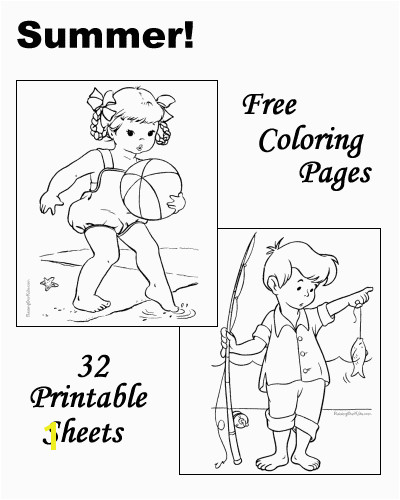 Coloring Pages Of Summer Clothes Summer Coloring Pages Preschool Color Pages Random