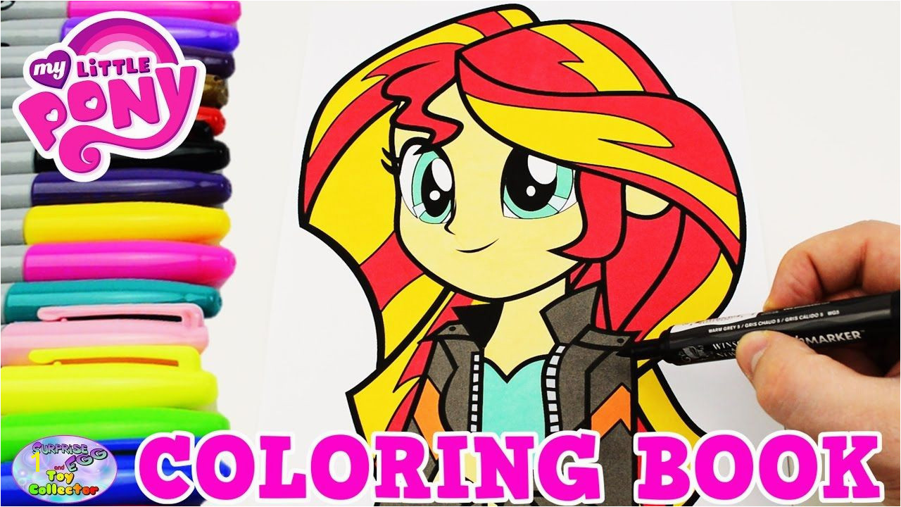 Coloring Pages Of Sunsets My Little Pony Coloring Book Sunset Shimmer Equestria Episode