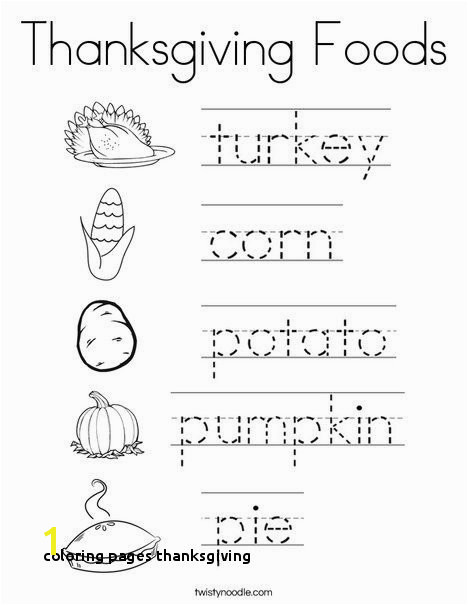 Coloring Pages Thanksgiving Innovative Thanksgiving Food Coloring Pages Foods at toddler Art