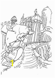 The little mermaid coloring pages