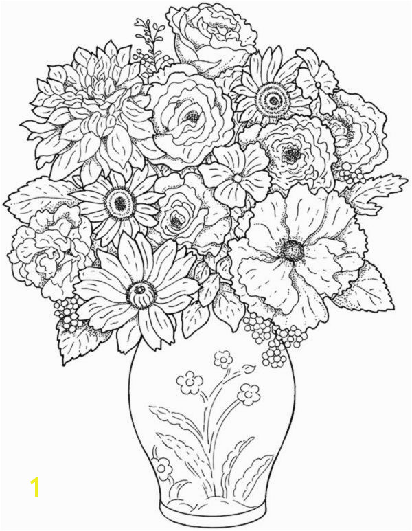 Coloring Pages Of Trees and Flowers Hard Detailed Coloring Pages Stuff to Try Pinterest