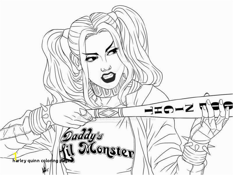 Suicide Squad Coloring Pages Fresh Beautiful Harley Quinn Coloring