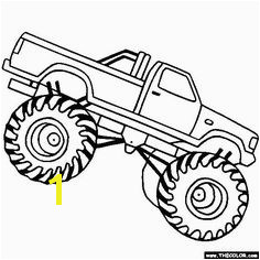 Free Monster Truck Coloring Pages Color in this picture of a Bad Boy Monster Truck and others with our library of online coloring pages