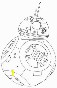 Star Wars BB8 Coloring Page Free