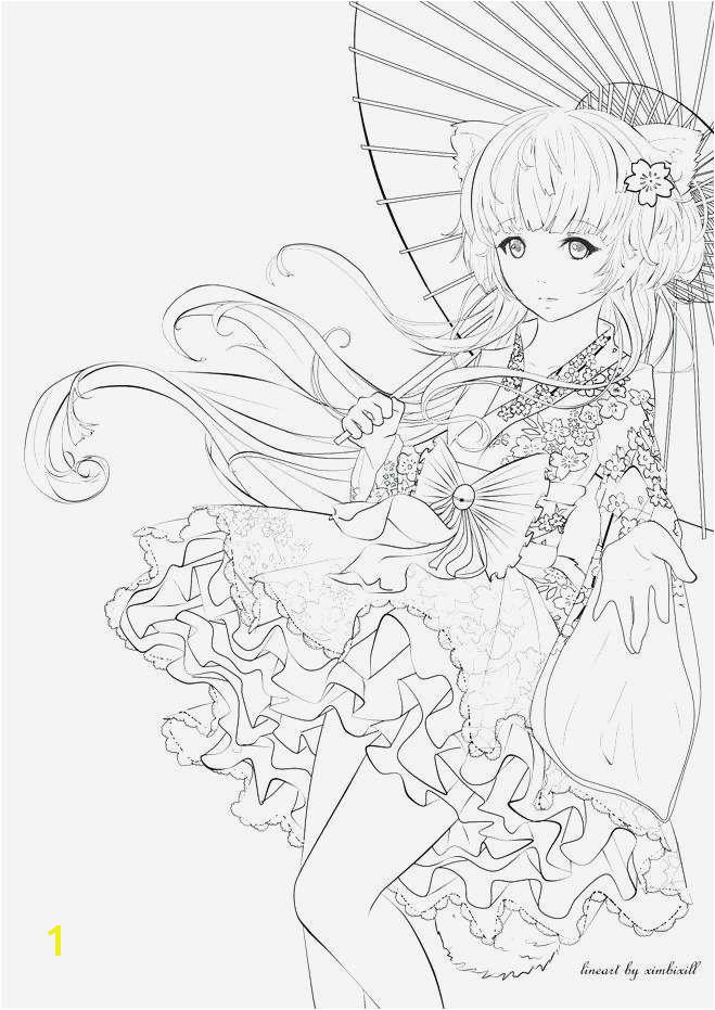 Top Coloring Page Fresh Anime Girl Coloring Page Model Witch Coloring Page Inspirational