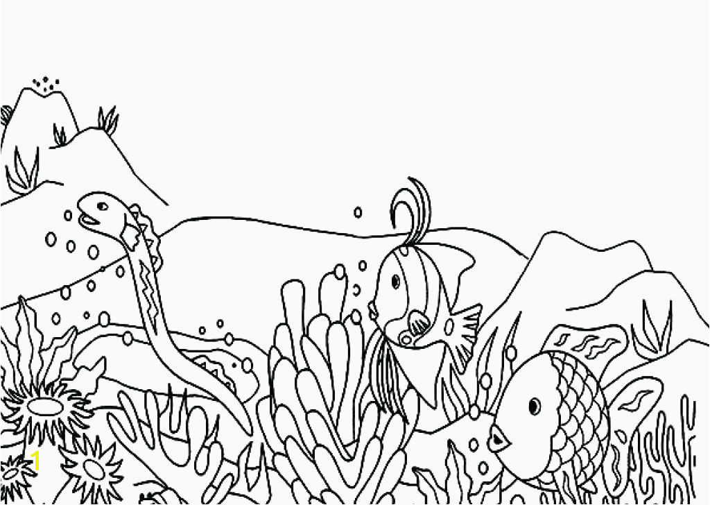 Coral Coloring Pages Awesome Coral Reef Coloring Page Coral Coloring Page Tropical Fish Coral 10