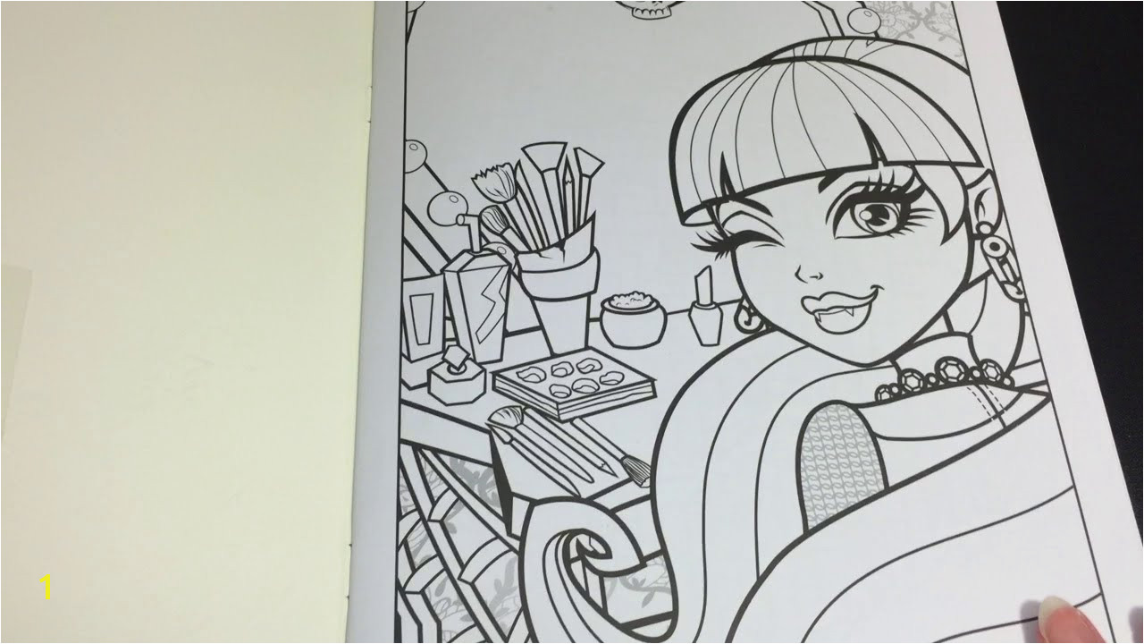 Coloring Time Ep 3 Monster High Draculaura Speed Coloring Page Crayola