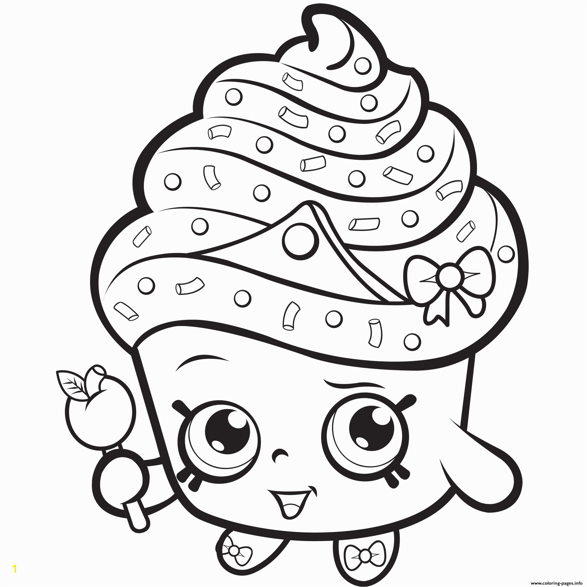 Cupcake Queen Exclusive To Color Coloring Pages Printable