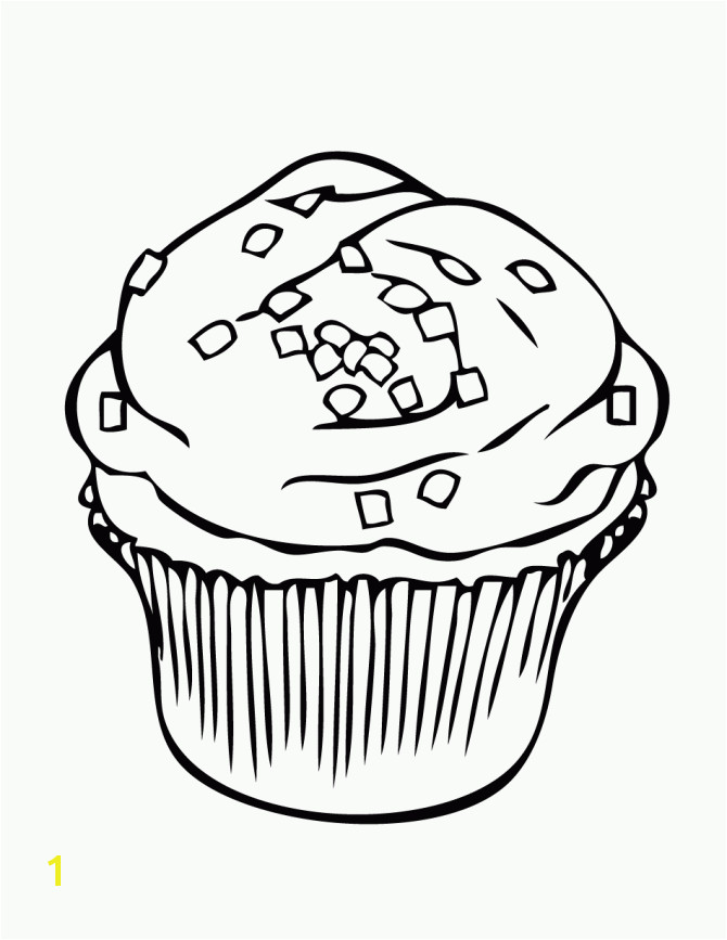 Cupcake Coloring Pages s