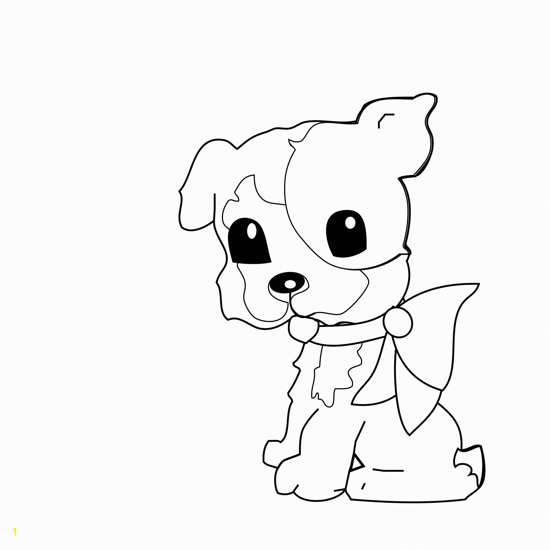 Cute Christmas Puppy Coloring Pages Dog Coloring Page for Kids Free Stock Public