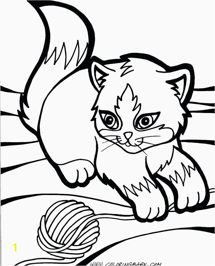 Printable Coloring Sheets Cats Beautiful Cute Kitty Cat Coloring Pages Best Kindergarten Printable