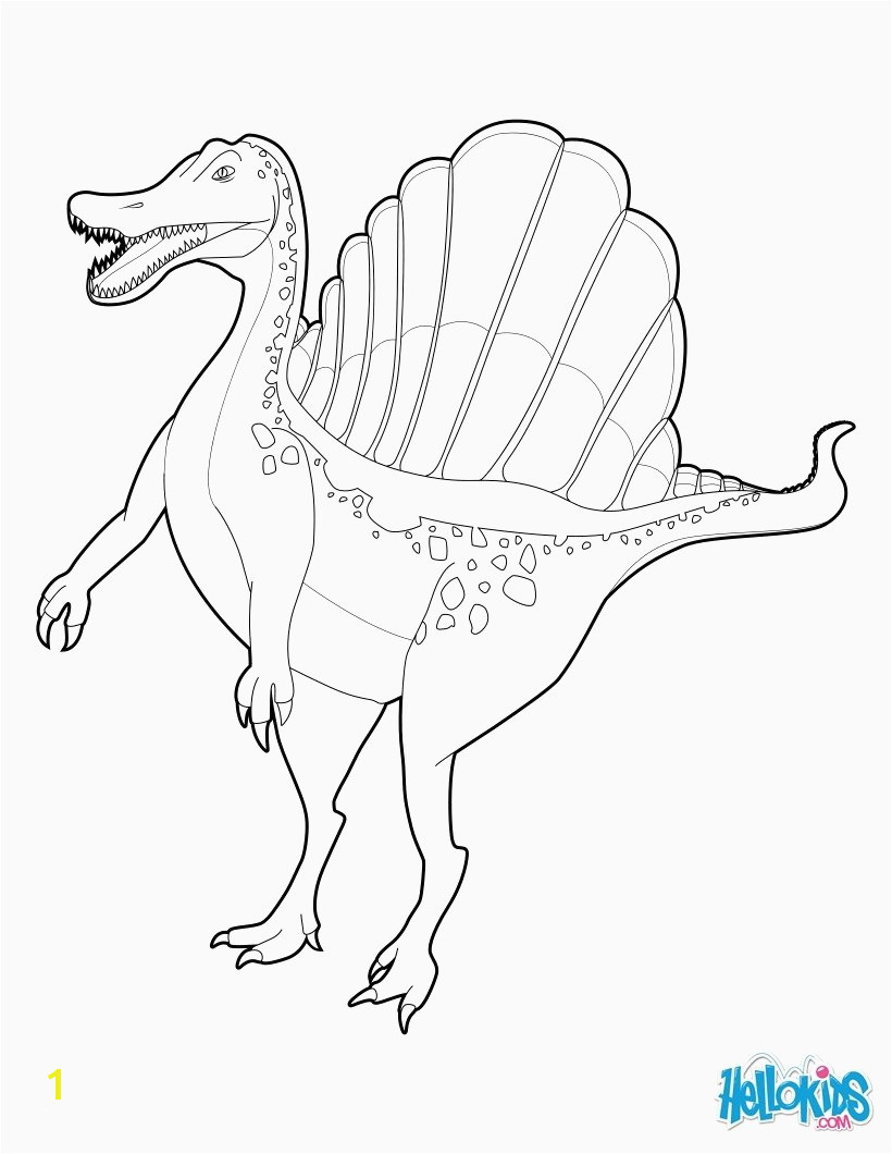 Jurassic World Coloring Pages Tyrannosaurus Rex Coloring Luxury Spinosaurus Coloring Pages Hellokidss with Page Image