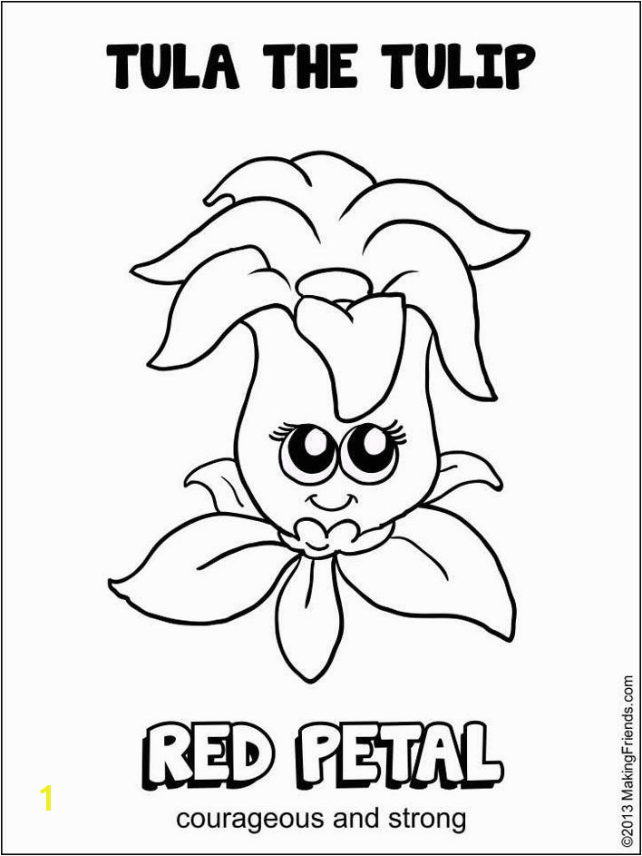 Daisy Girl Scout Red Petal Courage and Strong coloring page Print this out for the girls during your meeting More on MakingFriends