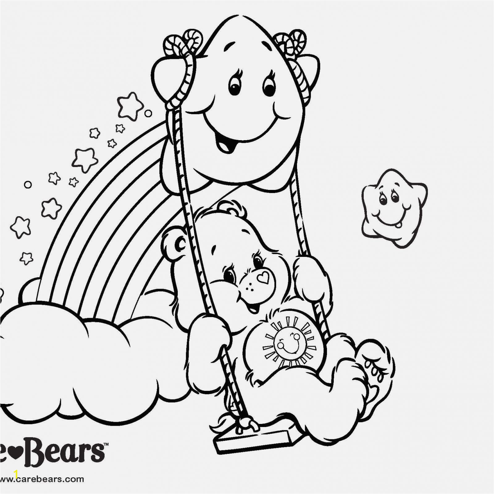 Care Bear Coloring Pages Coloring & Activity Care Bears Coloring …