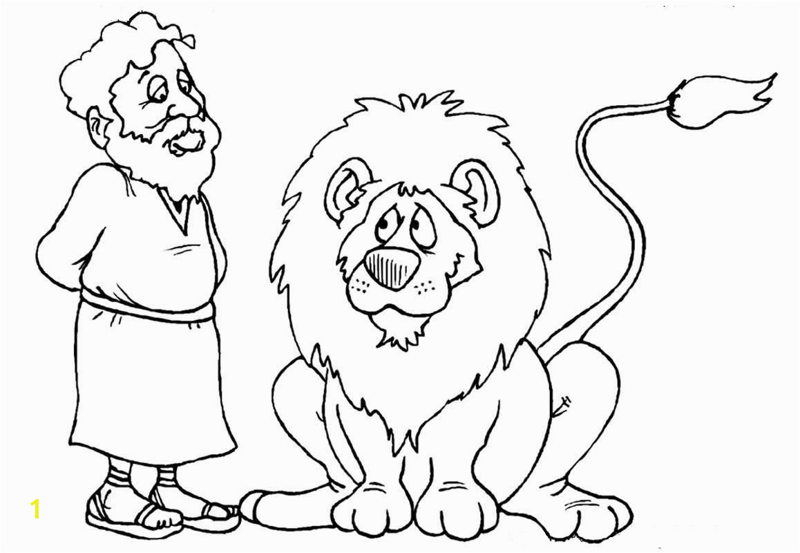 Lion Coloring Pages Daniel And The Lions Lion s Den Printables Dimples