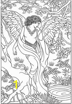 Angel Fantasy Myth Mythical Legend Wings Warrior Valkyrie Anjos Goth Gothic Coloring pages colouring adult detailed