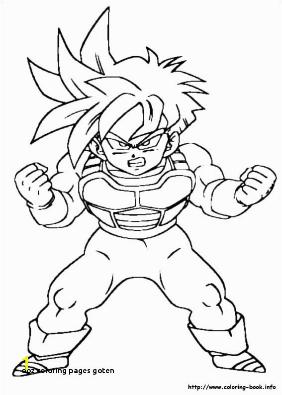 Dbz Coloring Pages Goten 13 Luxury Dragon Ball Coloring Pages