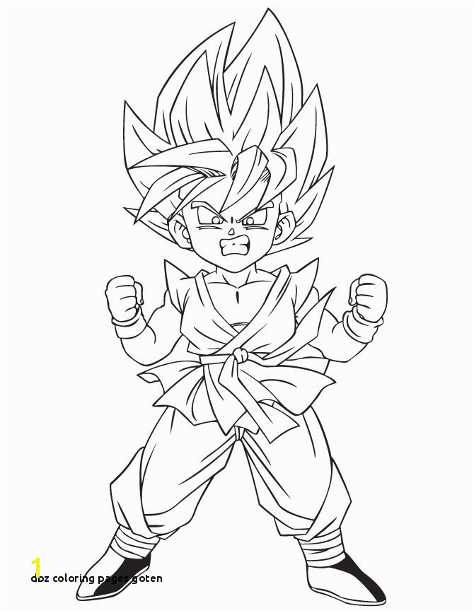 Dbz Coloring Pages Goten Elias Emmanuel Ameliarosa054 Pinterest