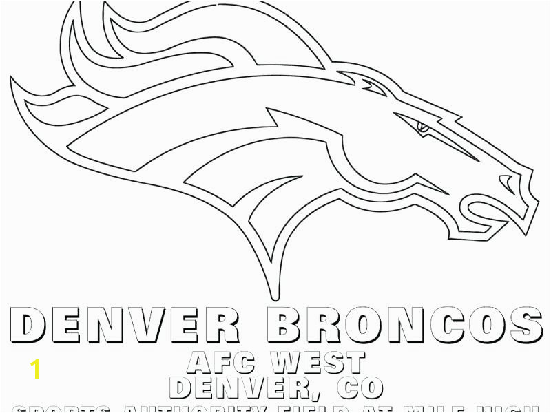 Denver Broncos Coloring Pages Denver Broncos Malvorlagen – Nadachafo