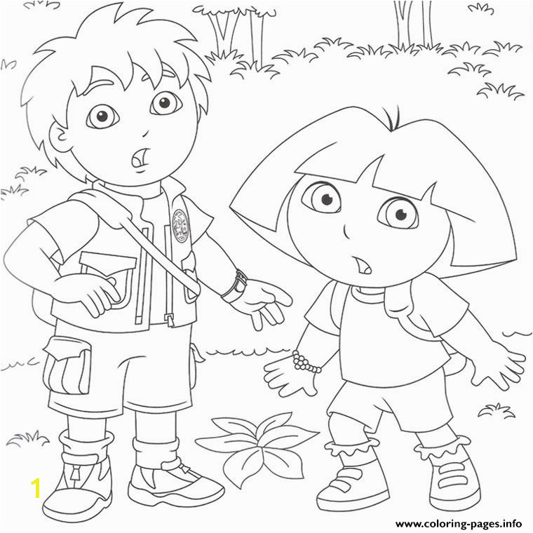 Dora Et Diego coloring pages