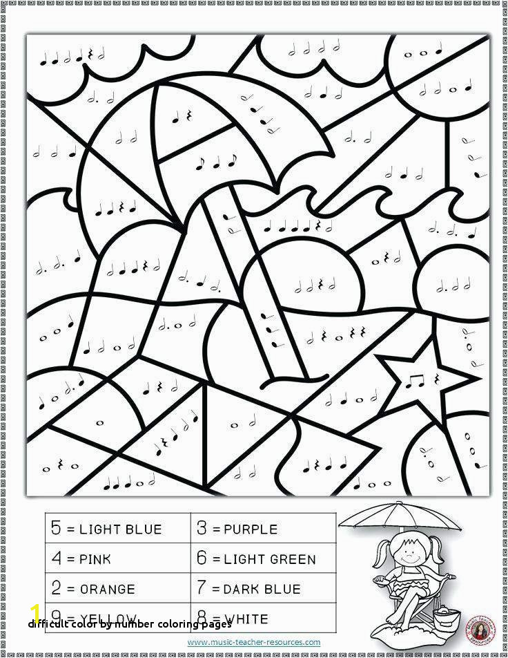 Difficult Color by Number Coloring Pages Coloring Pages for Kids Numbers Luxury Lovely Number 5 Coloring