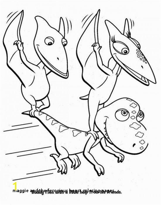 Maggie and the Ferocious Beast Coloring Pages Dinosaur Train Coloring Pages for Kids Picture 8 550x700
