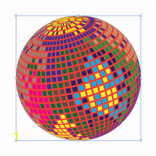 Disco Ball Coloring Page Adobe Illustrator Tutorial Creating A Disco Ball Disco Ball Coloring Page