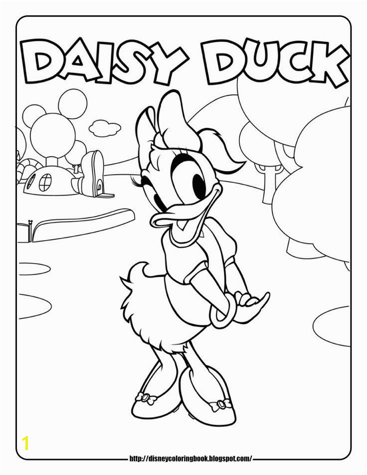 daisy coloring pages mickey mouse coloring sheets