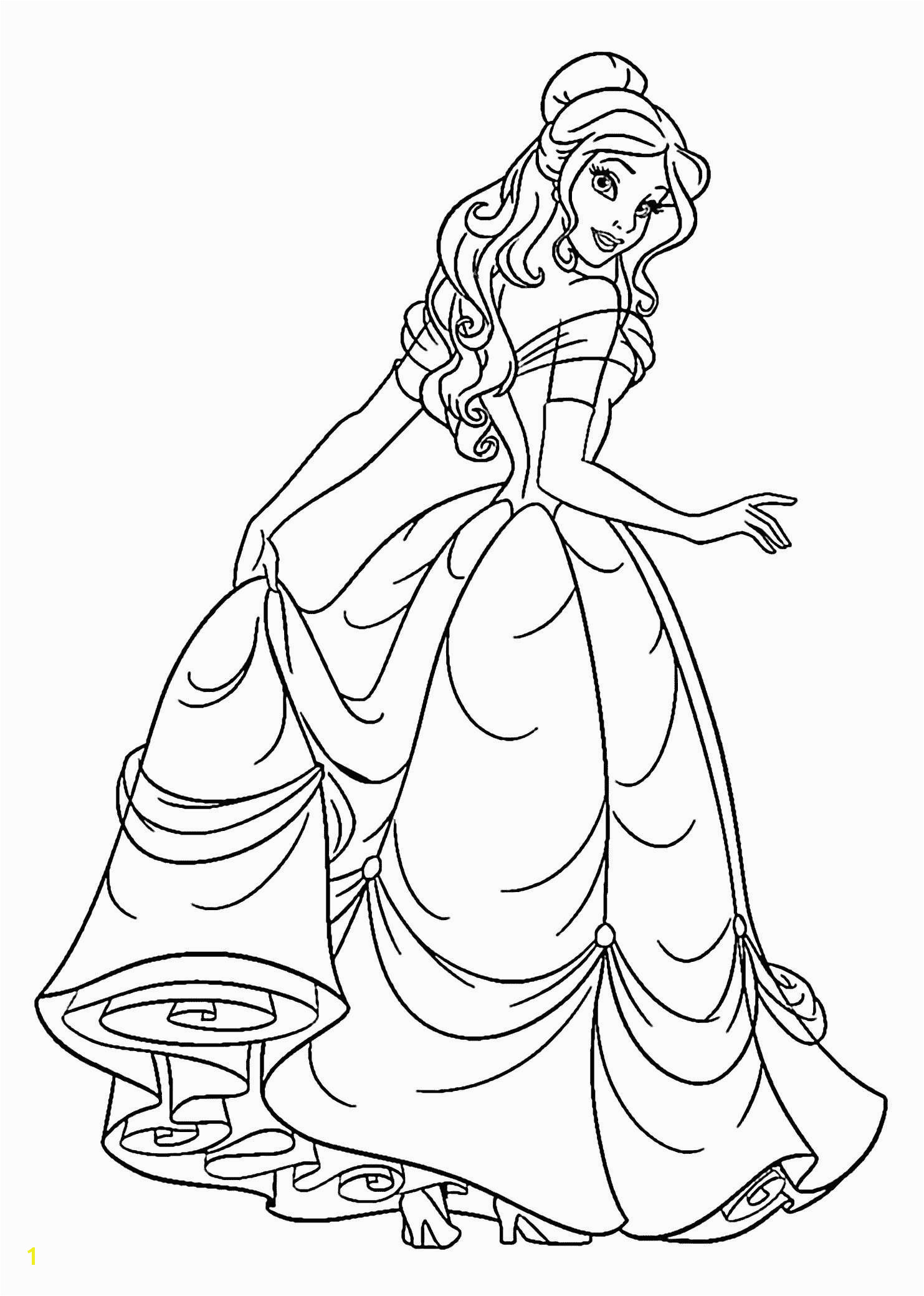 Free Disney Princess Coloring Pages Lovely Disney Princess Printable Coloring Pages Unique Cool Coloring Page