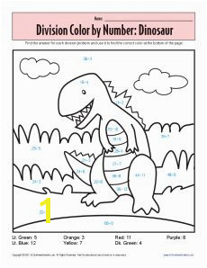 Multiplication Coloring Sheets on Color By Number Dinosaur Printable Division Worksheets