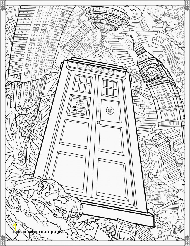 Doctor who Color Pages Lovely Free Printable Christmas Coloring Pages