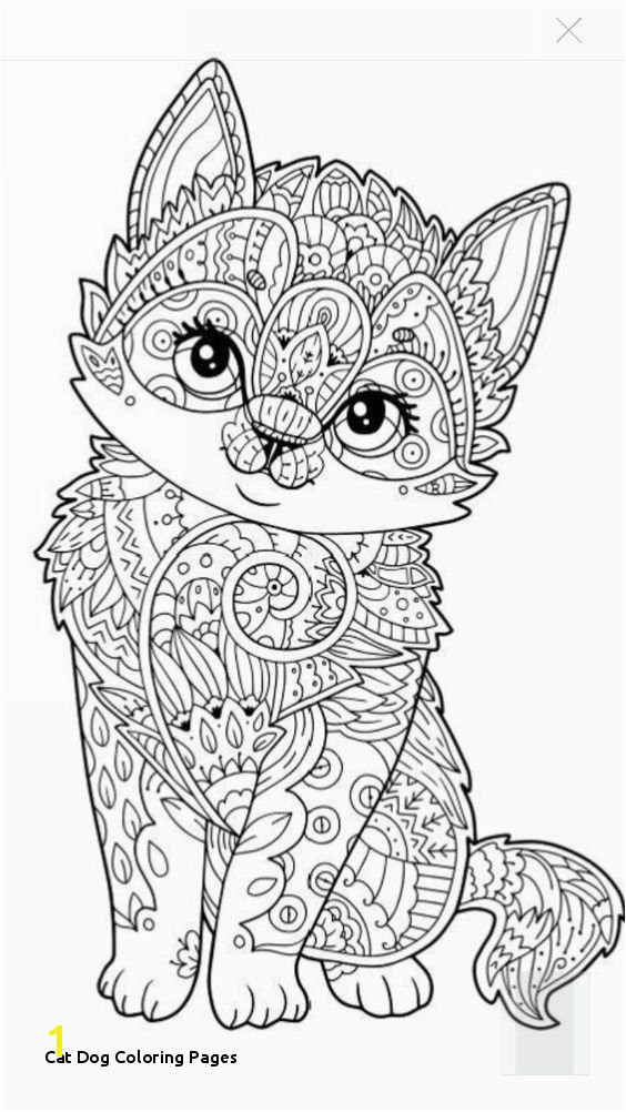 Cat Dog Coloring Pages Cat Coloring Pages Free Printable Awesome Cool Od Dog Coloring Pages