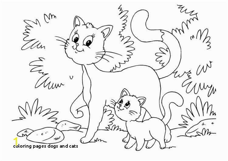 Coloring Pages Dogs and Cats Kitten Color Pages Elegant Kitty Cat Coloring Pages Unique Best Od
