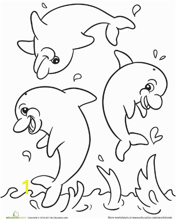 Dolphin Coloring Pages for Kids Dolphins Coloring Page