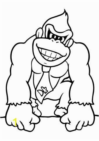 King Kong Coloring Pages Awesome Donkey Kong Drawing at Getdrawings King Kong Coloring Pages New