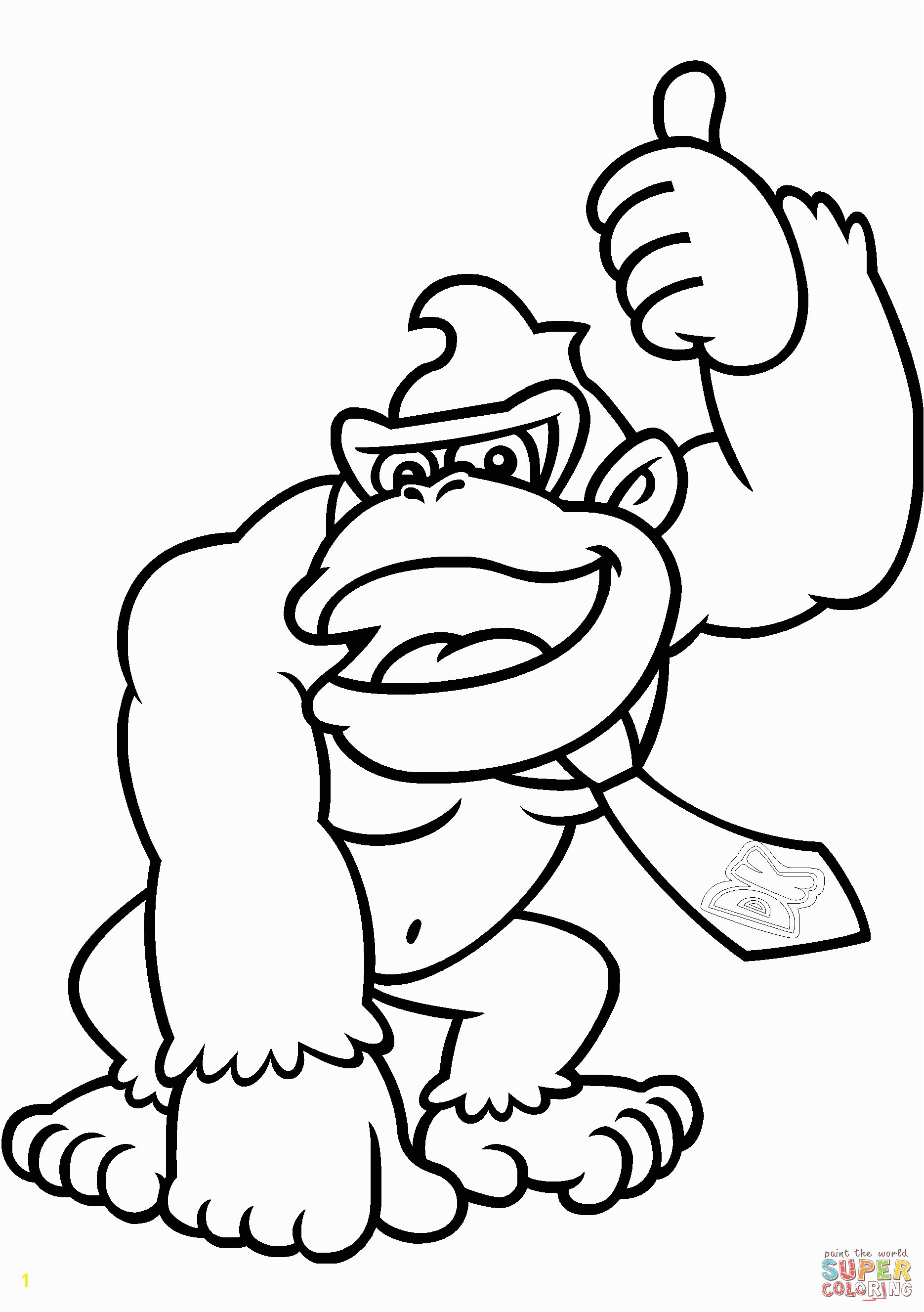 Donkey Kong Drawing at Getdrawings Frisch Donkey Kong Ausmalbilder · Ausmalbild Donkey Kong Inspirierend Donkey Kong Ausmalbilder · Mario Coloring Pages