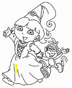 Dora and Boots Coloring Pages to Print 167 Best Dora Coloring Pages Images