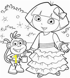 Dora The Explorer Ask Something Dora Pics Halloween Coloring Pages Easy Drawings Free