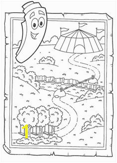 DORA THE EXPLORER coloring pages Map Explorer Map Dora The Explorer line Coloring