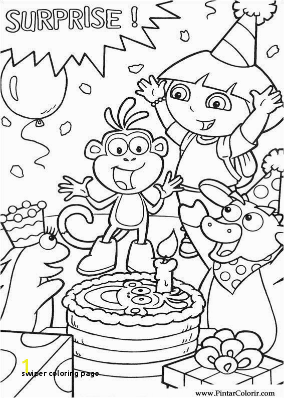 Dora Map Coloring Page Swiper Coloring Page Map Dora the Explorer Coloring Pages Printable