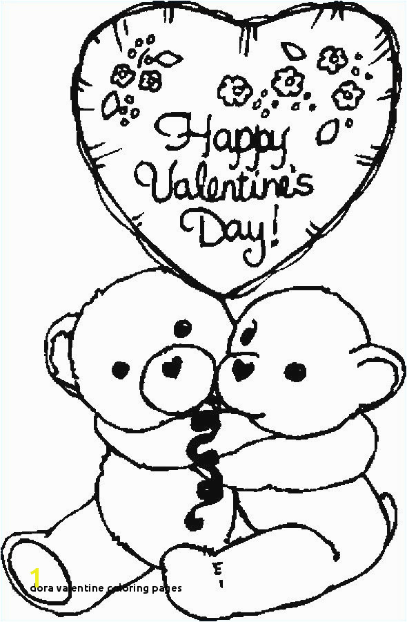 Dora Valentine Coloring Pages Winged Heart Valentine Coloring Pages