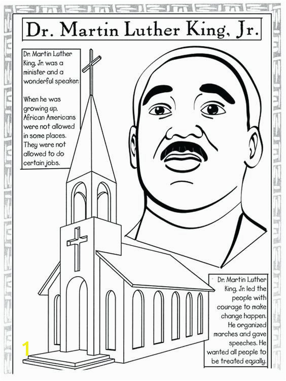 Martin Luther King Jr Coloring Pages Luxury Martin Luther King Coloring Pages for Kindergarten Martin