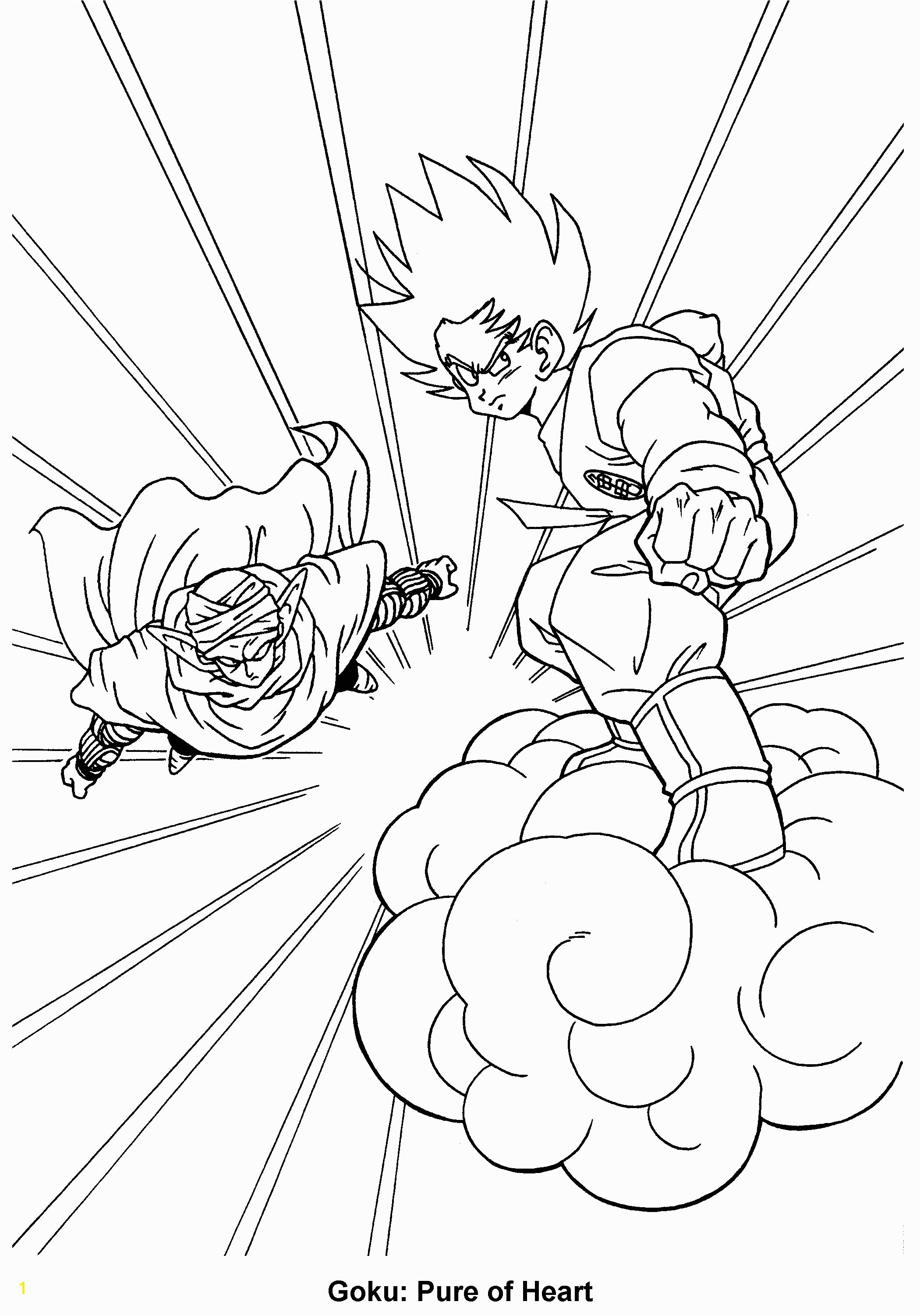 Dragon Ball Z Coloring Page Coloring Pages Epicness Schön Dragonball Ausmalbilder