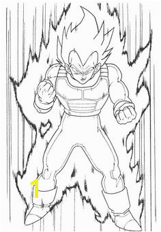 Dragon Ball Z Ve a Coloring Pages Sketch Coloring Page