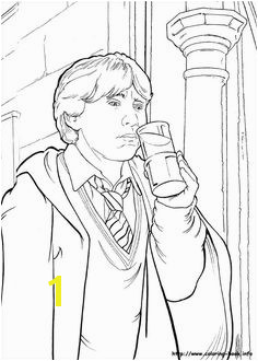 Harry Potter and the Chamber of Secrets 1998 Coloring Page Harry Potter